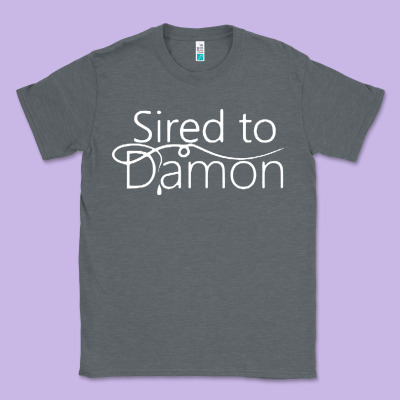Sired To Damon Classic Tee Designed By Artisfamous