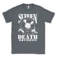 Charcoal Heather sudden death records Classic Tee - artisFamous