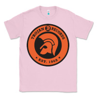Bubblegum Pink trojann records est 1968 Classic Tee - artisFamous