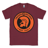 Burgundy trojann records est 1968 Classic Tee - artisFamous