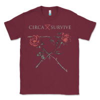 Burgundy circa survive Classic Tee - artisFamous