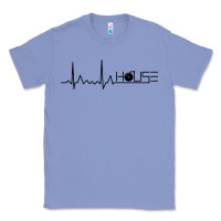Colony Blue house music heartbeat Classic Tee - artisFamous