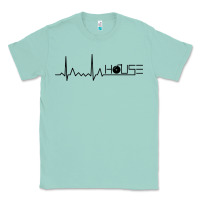 Seafoam house music heartbeat Classic Tee - artisFamous