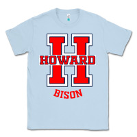 Dusty Blue howard 1867 university Classic Tee - artisFamous