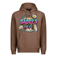 Chestnut daddy's girl Premium Hoodie - AdoDesignShop