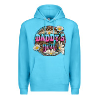 Ocean Blue daddy's girl Premium Hoodie - AdoDesignShop