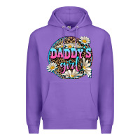 Purple daddy's girl Premium Hoodie - AdoDesignShop