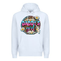White daddy's girl Premium Hoodie - AdoDesignShop