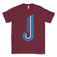 Burgundy jammys Classic Tee - artisFamous