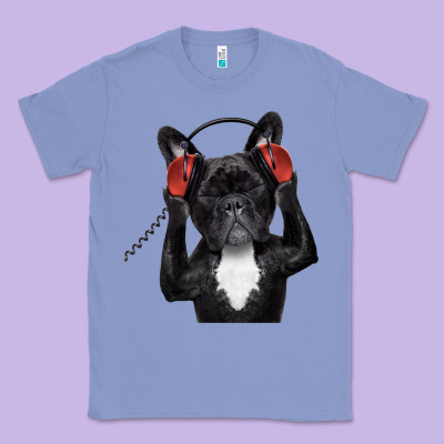 French Bulldog Dj Style Classic Tee Designed By Artisfamous