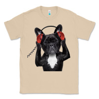 Mushroom french bulldog dj style Classic Tee - artisFamous