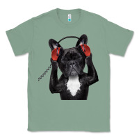 Sage french bulldog dj style Classic Tee - artisFamous