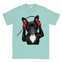 Seafoam french bulldog dj style Classic Tee - artisFamous