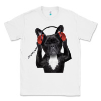 White french bulldog dj style Classic Tee - artisFamous