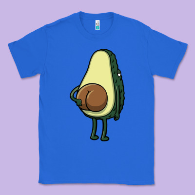 Funny Fruit Avocado Classic Tee Designed By Artisfamous