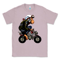 Lilac monkey bike cartoon Classic Tee - artisFamous