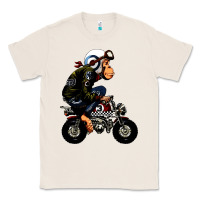 Natural monkey bike cartoon Classic Tee - artisFamous