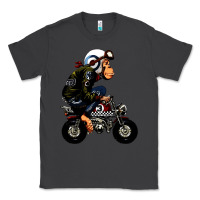 Smoke monkey bike cartoon Classic Tee - artisFamous