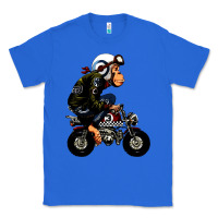 True Royal monkey bike cartoon Classic Tee - artisFamous