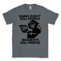 Charcoal Heather guns dont kill people Classic Tee - artisFamous