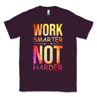 Plum work smarter not harder Classic Tee - artisFamous