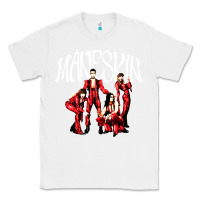 White maneskin rock Classic Tee - artisFamous