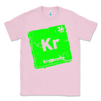Bubblegum Pink kr kryptonite Classic Tee - artisFamous