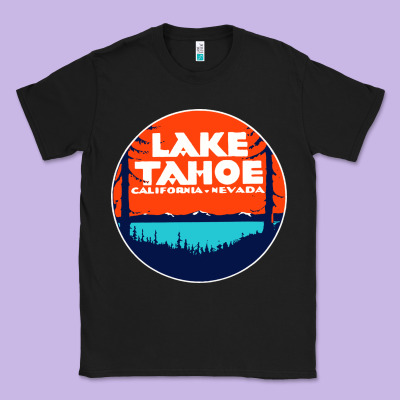 Lake Tahoe California Classic Tee Designed By Artisfamous