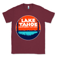 Burgundy lake tahoe california Classic Tee - artisFamous