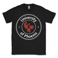 Black university of phoenix white red Classic Tee - artisFamous