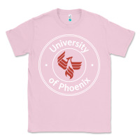 Bubblegum Pink university of phoenix white red Classic Tee - artisFamous