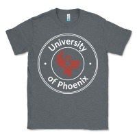University Of Phoenix White Red Classic Tee | Teevron