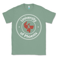 Sage university of phoenix white red Classic Tee - artisFamous