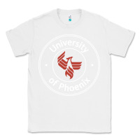 White university of phoenix white red Classic Tee - artisFamous