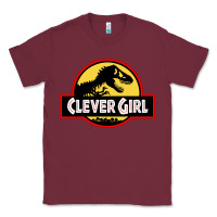 Burgundy clever girl Classic Tee - artisFamous