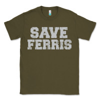 Army Green save ferris Classic Tee - artisFamous