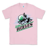 Bubblegum Pink timber wolves Classic Tee - artisFamous