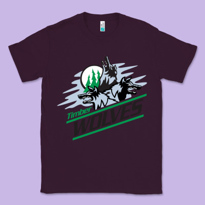 Timber Wolves Classic Tee Designed By Artisfamous