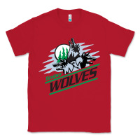 Red timber wolves Classic Tee - artisFamous