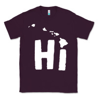 Plum hi hawaii Classic Tee - artisFamous