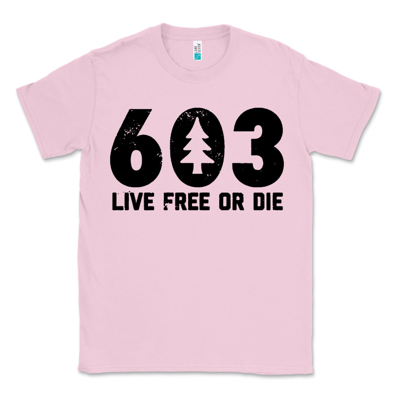 Live Free Or Die 603 Tree Classic Tee by artisFamous | Teevron