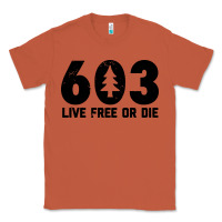 Copper live free or die 603 tree Classic Tee - artisFamous