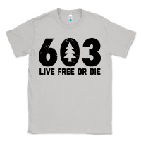 Moon Dust live free or die 603 tree Classic Tee - artisFamous