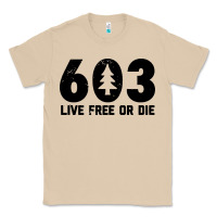 Mushroom live free or die 603 tree Classic Tee - artisFamous