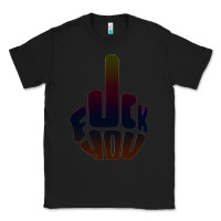 Black fuck you middle finger Classic Tee - artisFamous