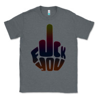 Charcoal Heather fuck you middle finger Classic Tee - artisFamous