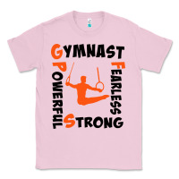 Bubblegum Pink awesome gymnastics boy gymnast power strong Classic Tee - artisFamous