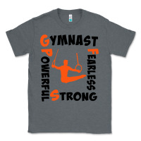 Charcoal Heather awesome gymnastics boy gymnast power strong Classic Tee - artisFamous