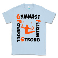 Dusty Blue awesome gymnastics boy gymnast power strong Classic Tee - artisFamous