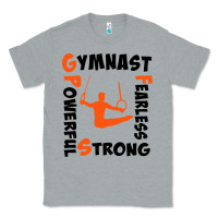 Heather Grey awesome gymnastics boy gymnast power strong Classic Tee - artisFamous